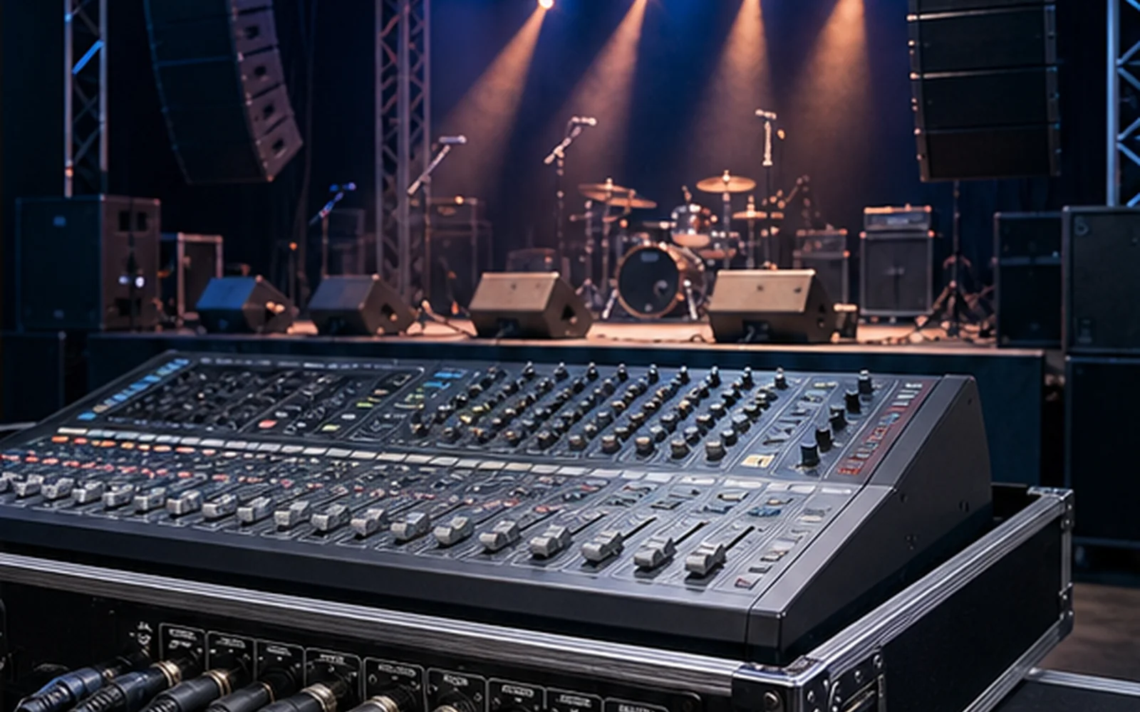 Professional stage and live sound system